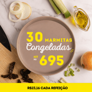 Kit 30 marmitas