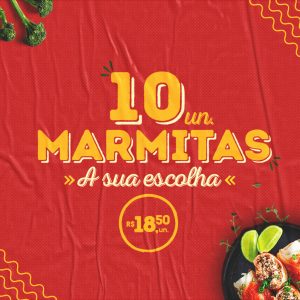 Kit 10 marmitas