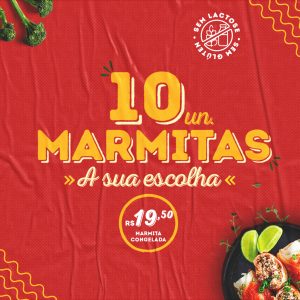 Kit 10 marmitas