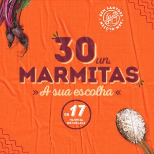 Kit 30 marmitas