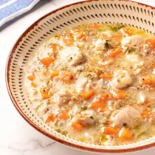 Canja de galinha com arroz - Imagem 2