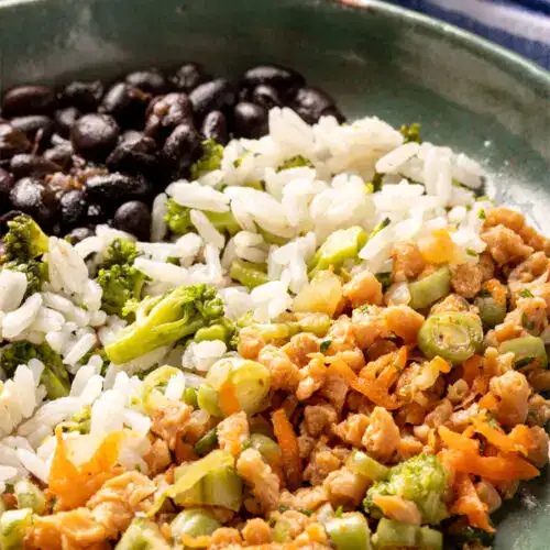 Picadinho vegano com proteina de soja e feijão preto - Imagem 2