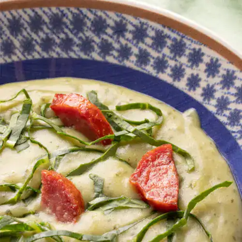 Caldo verde com linguiça calabresa - Imagem 2