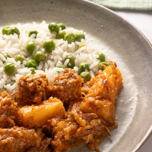 Carne de panela com aipim e arroz com ervilha - Imagem 2