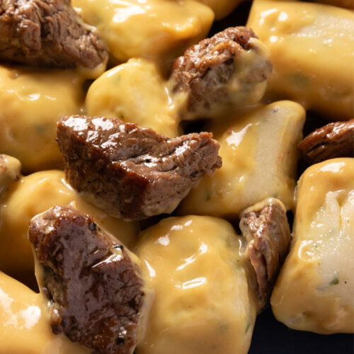 Nhoque de batata com filé mignon e mostarda dijon - Imagem 2