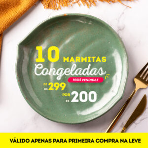 Kit Top 10 marmitas mais vendidas